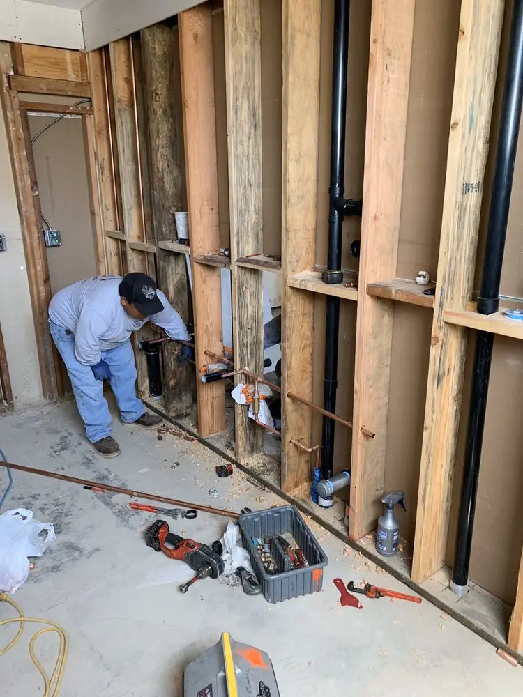 Commercial rough-in plumbing for Water Heater Replacement in Church Landing